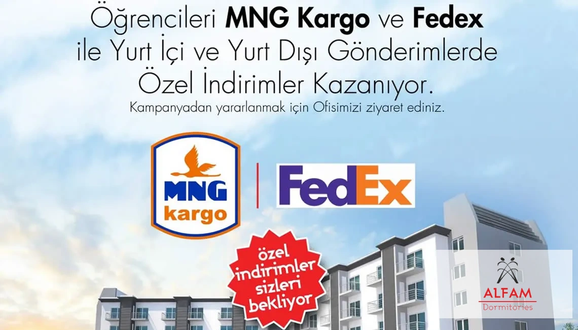 30% Discount for ALfam Students Using FedEX / MNG Kargo